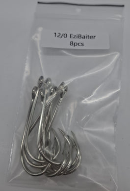 Ez Baiter Circle Hooks 12/0 (Pack of 8)