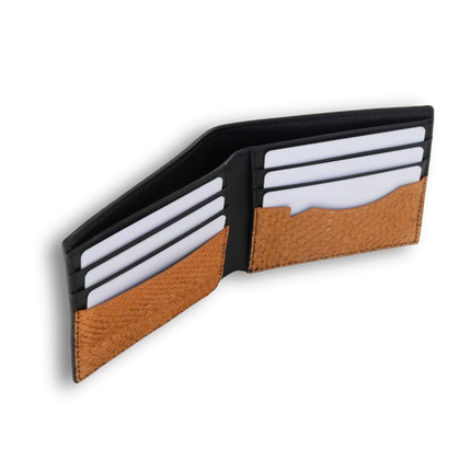 Fish Leather Bifold Wallet