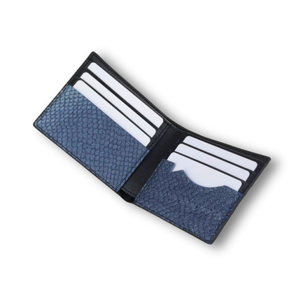 Fish Leather Bifold Wallet