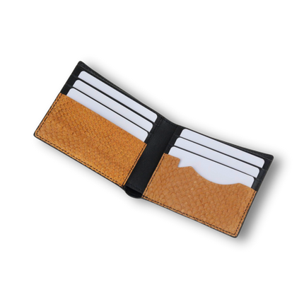 Fish Leather Bifold Wallet