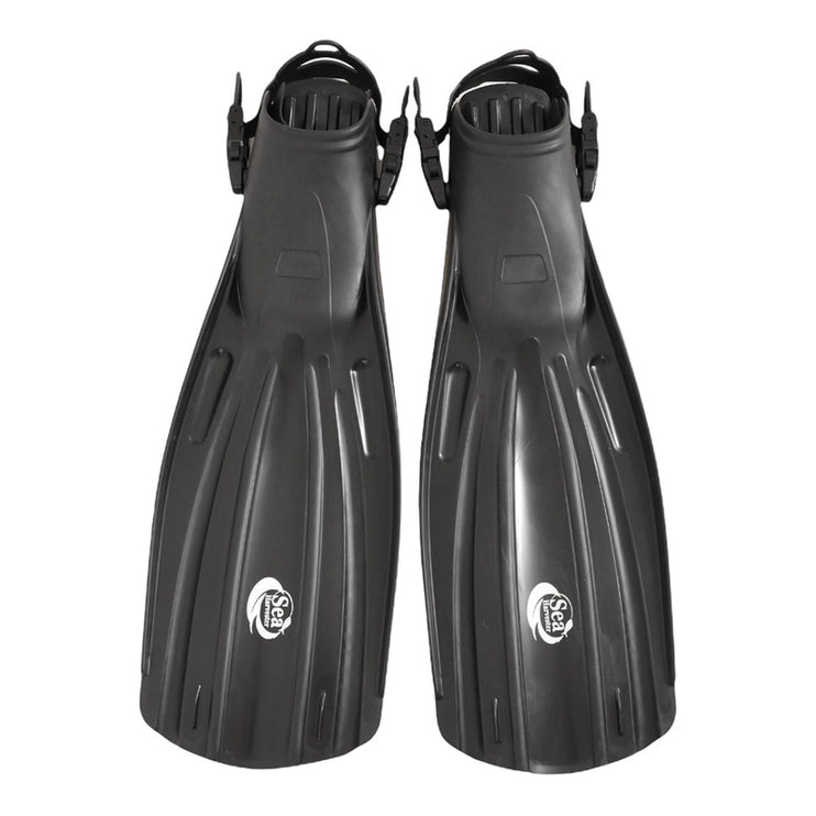 Sea Harvester DF800 Open Heel Dive Fins Black