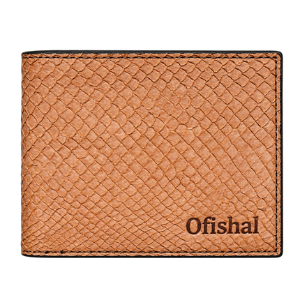 Fish Leather Bifold Wallet