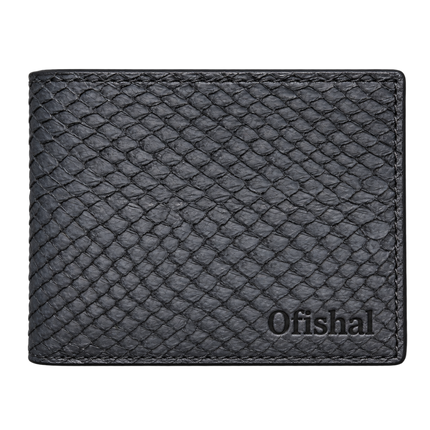 Fish Leather Bifold Wallet