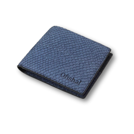 Fish Leather Bifold Wallet