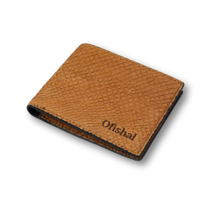 Fish Leather Bifold Wallet
