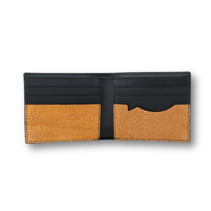 Fish Leather Bifold Wallet