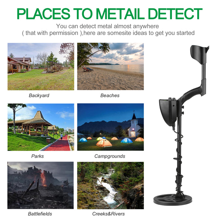 High-Performance Metal Detector for Treasure Hunting