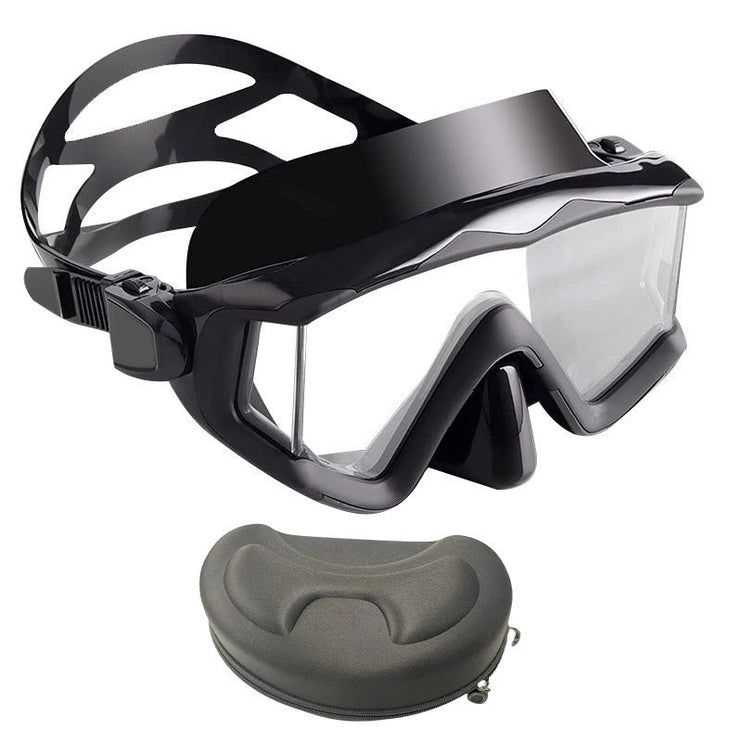 Adult Silicone Dive Mask – Panoramic Tempered Glass Snorkeling Mask