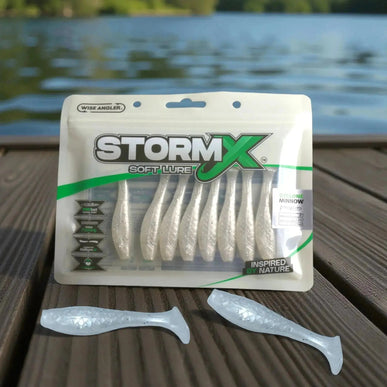 StormX™ Cyclone Minnow 3" Soft Lure — Tommy Pearl