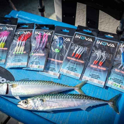 INOVA Bait Flasher Rig – Blu Tube 1/0 Hook | Live Bait Rig NZ