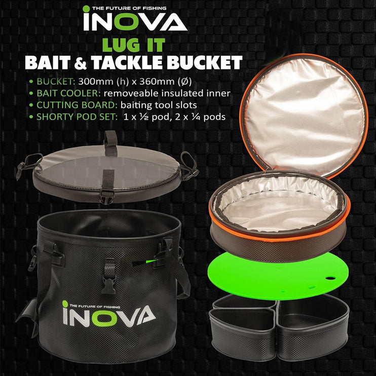 INOVA Lug-It Round Cutting Board | Bait Prep Board