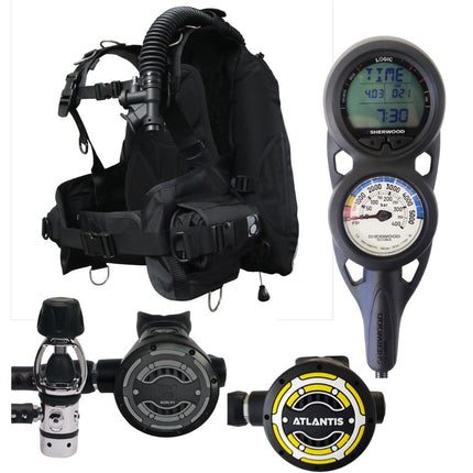 Atlantis Sherwood Scuba Bundle – With All in One with Computer