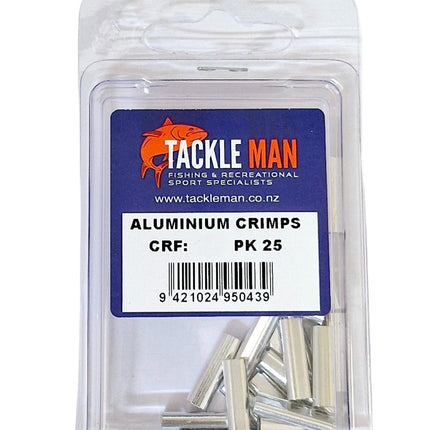 Alloy Fishing Crimps 0.8mm–3.1mm (Pack of 25)