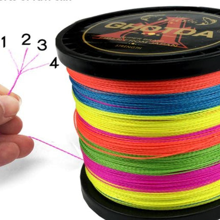 120lb  Fishing Braid 500 meter rolls- 4 strand⁹