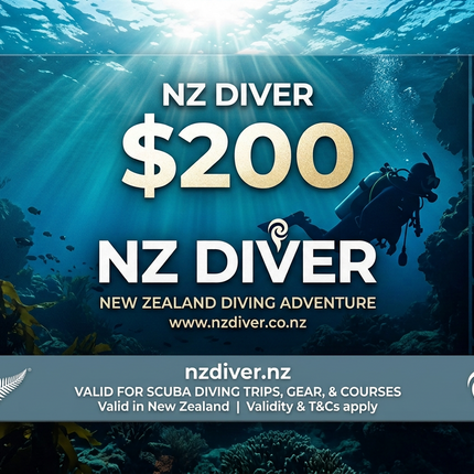 $200 NZDiver Gift card