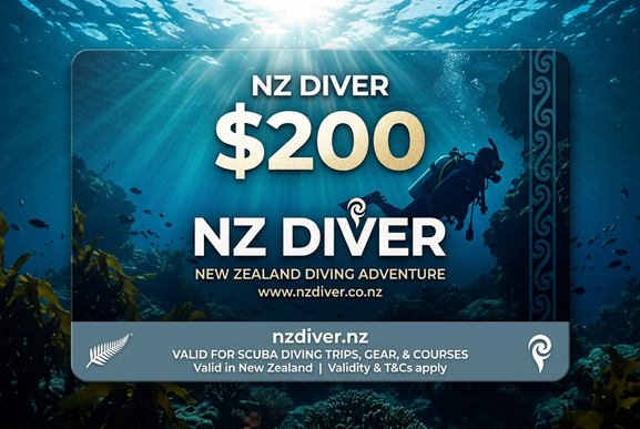 $200 NZDiver Gift card