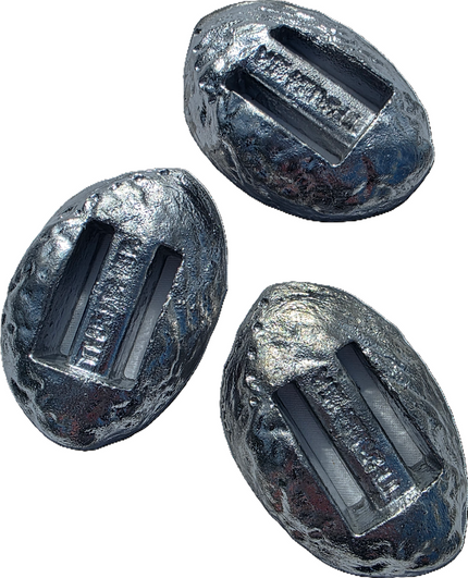 2 x 1.3kg Paua (Abalone) Dive Weight with 1.3m Rubber Belt