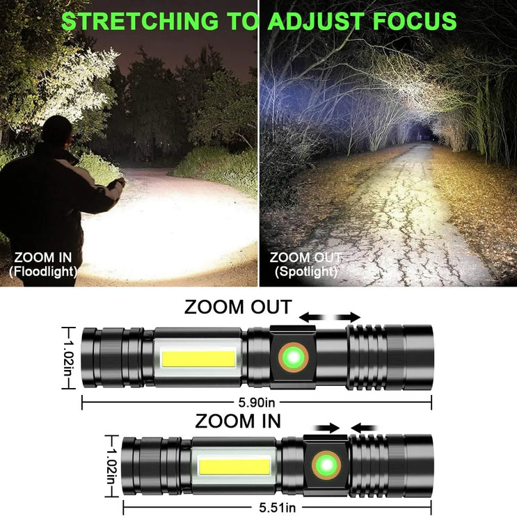 Solar Powered  Outdoor Flashlight