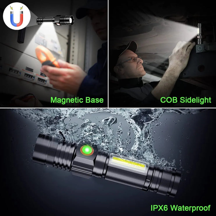 Solar Powered  Outdoor Flashlight